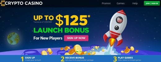 CryptoCasino banner