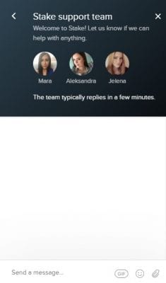 stake support team