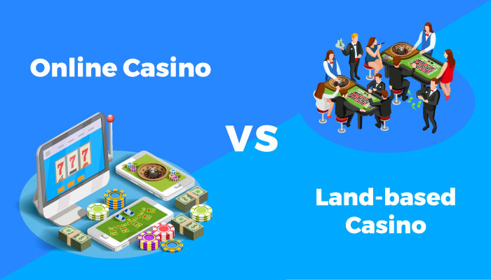 bitcoin casino land based vs online