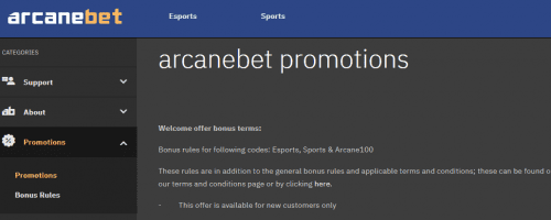 ArcaneBet Screenshot 1