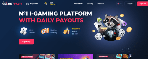 BetFury Screenshot 1