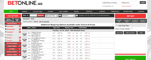 BetOnline Screenshot 1