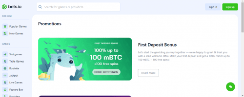 Bets.io Screenshot 1