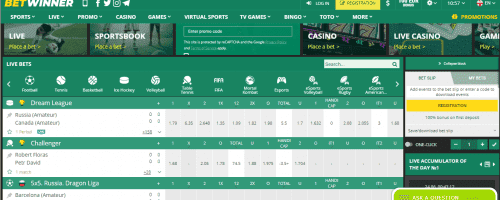Betwinner Screenshot 1
