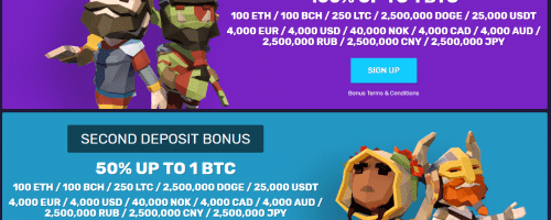 BitcoinCasino.io Screenshot 1