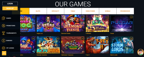 Brango Casino Screenshot 1