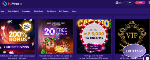 BTCVegas Screenshot 1