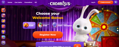 Cadabrus Casino Screenshot 1