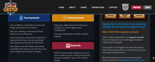 CasinoCastle Screenshot 1