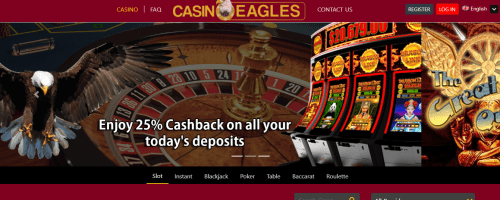 CasinoEagles Screenshot 1