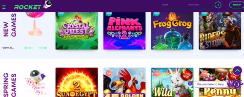 Casino Rocket Screenshot 1