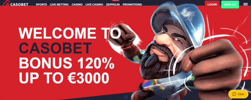 Casobet Casino Screenshot 1