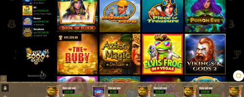 Cleopatra Casino Screenshot 1