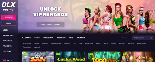 DLX Casino Screenshot 1