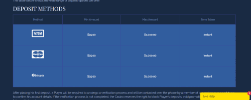 Exclusive Casino Screenshot 1