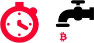 Graphic of Bitcoin faucet