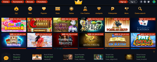 Frankcasino Screenshot 1