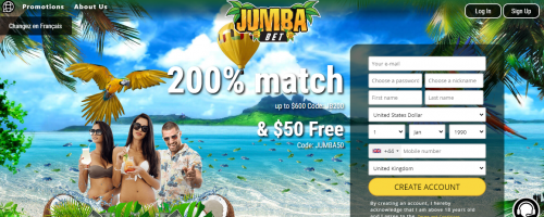 JumbaBet Screenshot 1