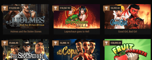 King Billy Casino Screenshot 1
