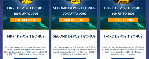 Konung Casino Screenshot 1