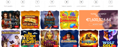 Loki Casino Screenshot 1