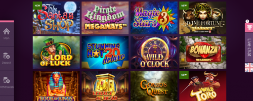 Malina Casino Screenshot 1