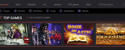 Mars Casino Screenshot 1