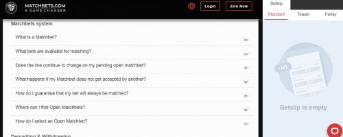 MatchBets Screenshot 1