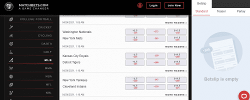 MatchBets Screenshot 1