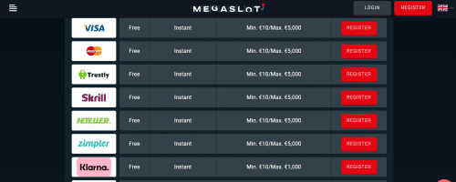 Megaslot Screenshot 1