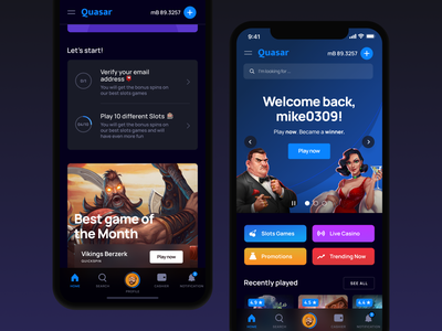 The design of a mobile casino is imerative to play efficiency
