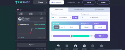 Paradice.in Screenshot 1