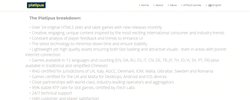 Platipus Gaming Screenshot 1