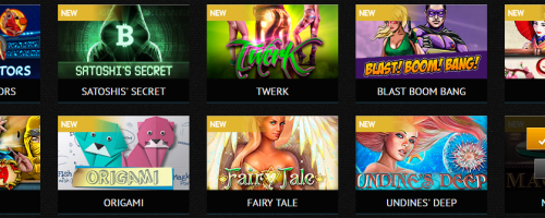 BTC Casino Screenshot 1