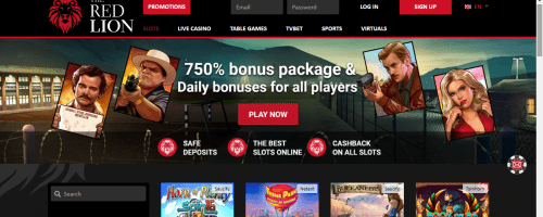 The Red Lion Casino Screenshot 1