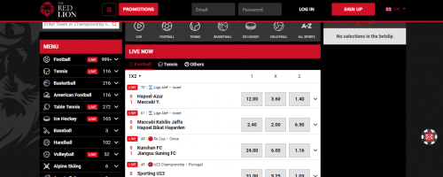 The Red Lion Casino Screenshot 1