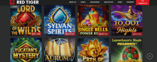 Red Tiger Gaming Screenshot 1