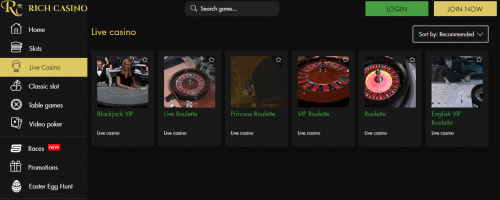Rich Casino Screenshot 1