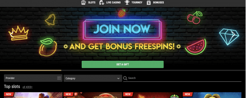 Riobet Casino Screenshot 1