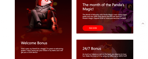 Red Dog Casino Screenshot 1