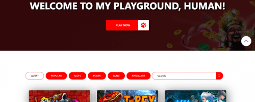 Red Dog Casino Screenshot 1