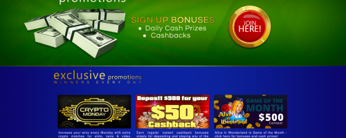 Winaday Casino Screenshot 1