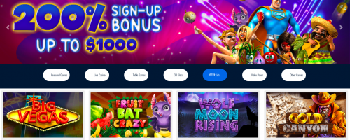 BIGSpin Casino Screenshot 1