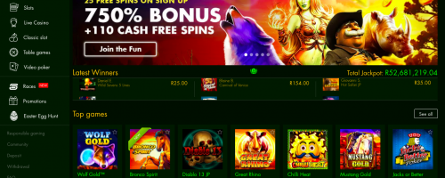 7Spins Casino Screenshot 1