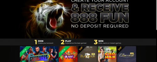 KingTiger Casino Screenshot 1