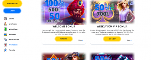 Ego Casino Screenshot 1