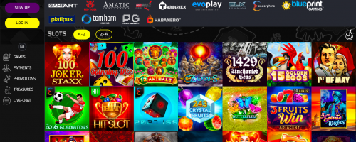 Hotline Casino Screenshot 1