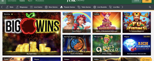 Tusk Casino Screenshot 1