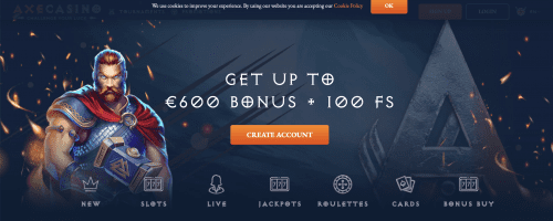 Axe Casino Screenshot 1