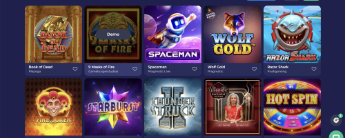 Bruno Casino Screenshot 1